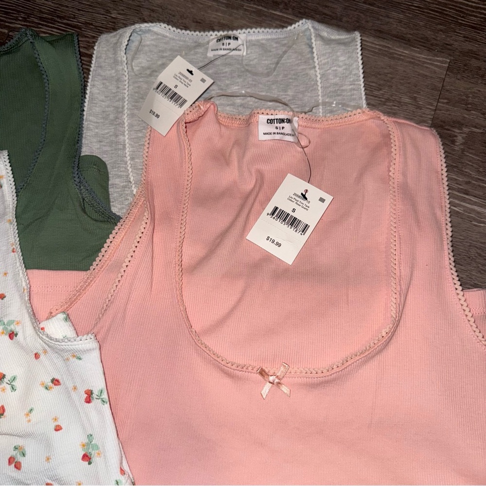 4 Piece Cotton On Tops - All Size Small - Picture 3 of 5